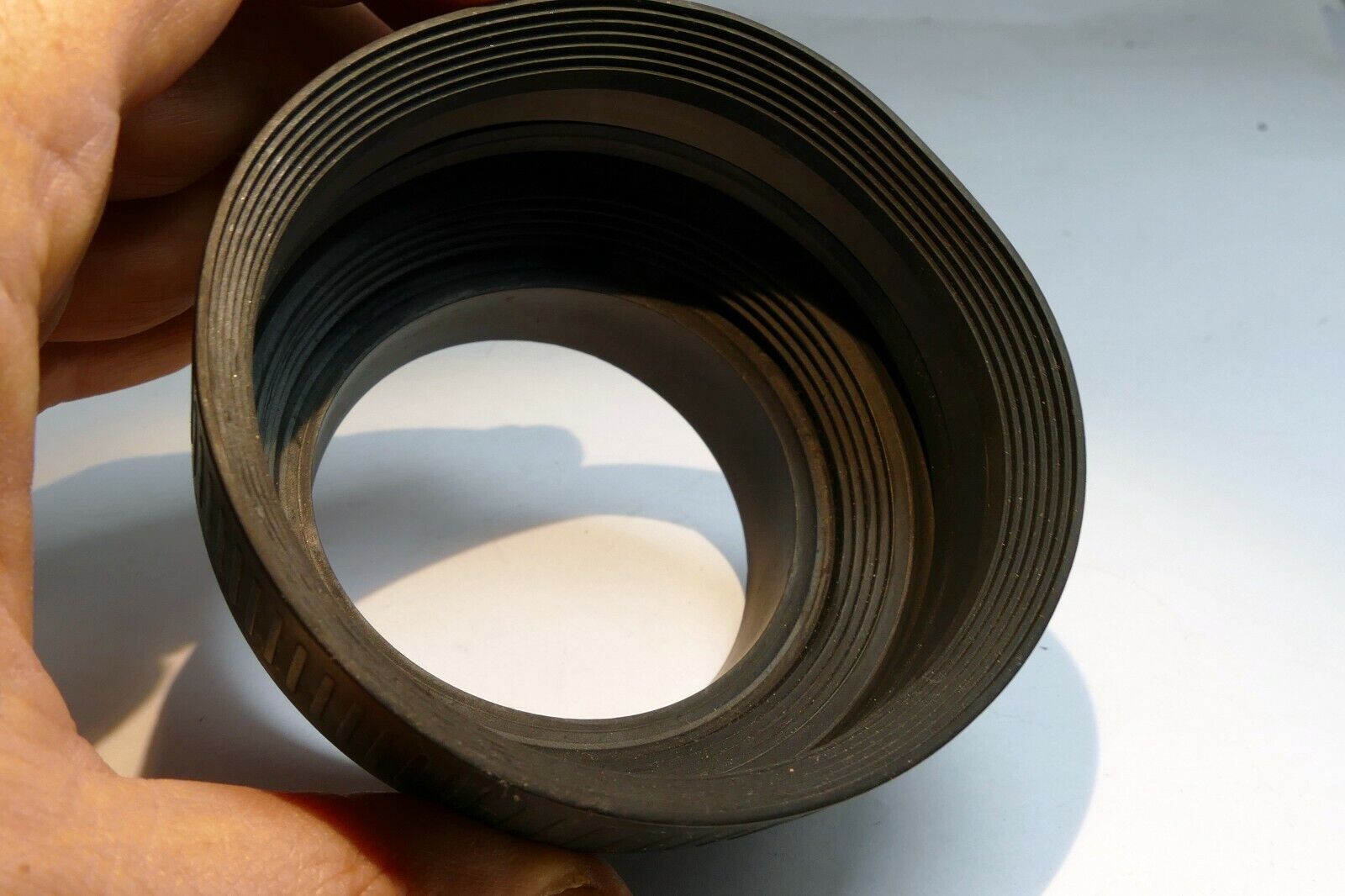 Slip on type Rubber Hood shade for   58mm rim telephoto with rigid rim sturdy