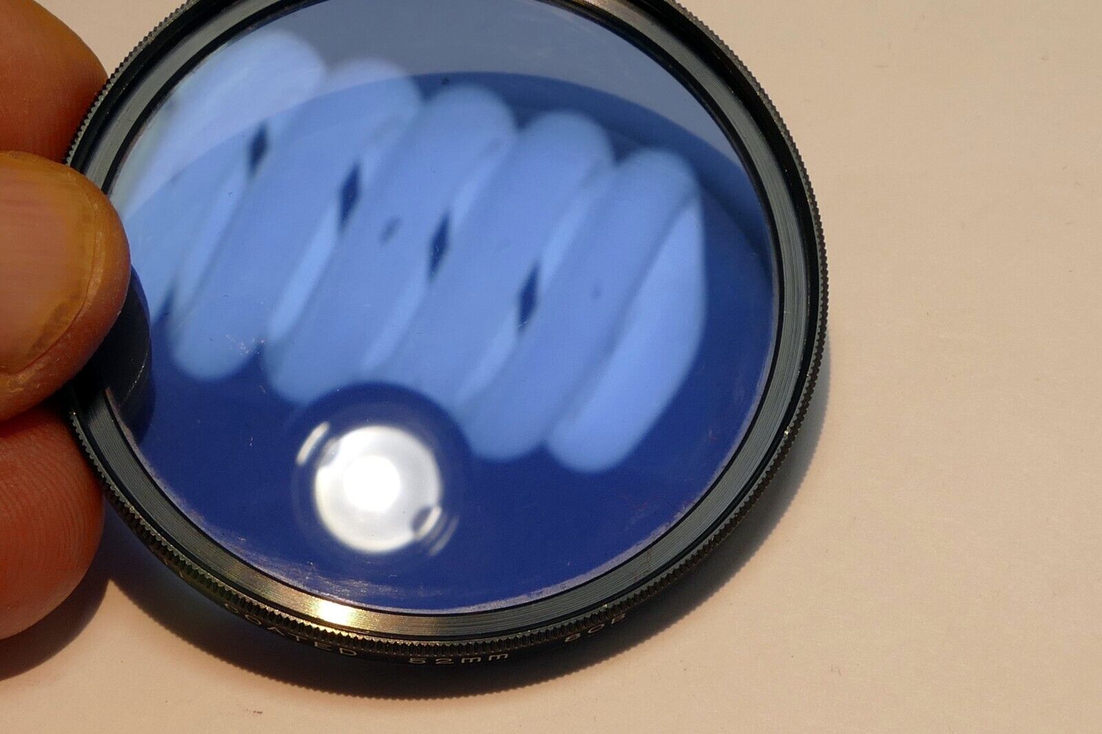 Spiralite  52mm Filter 80B Blue made in Japan