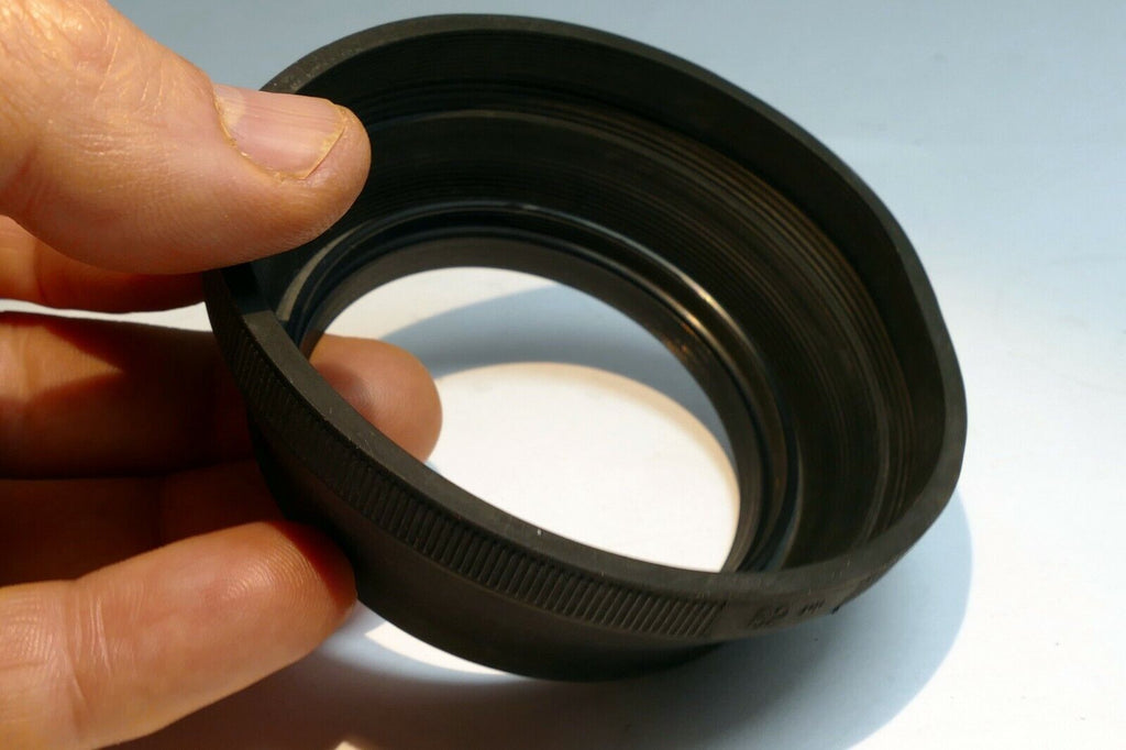 62mm Rubber Lens Hood Shade threaded screw in telephoto