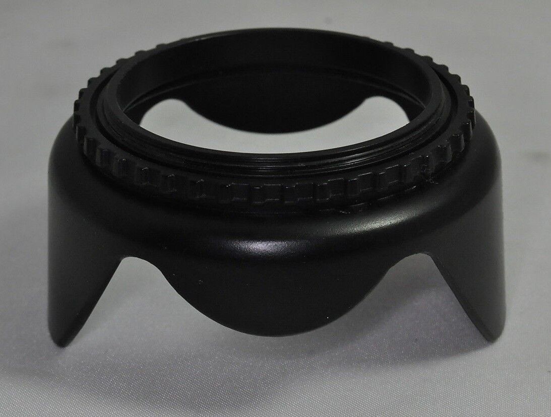 Petal Φ 58mm Plastic Lens Hood Screw on type for 18-55mm IS EF-S