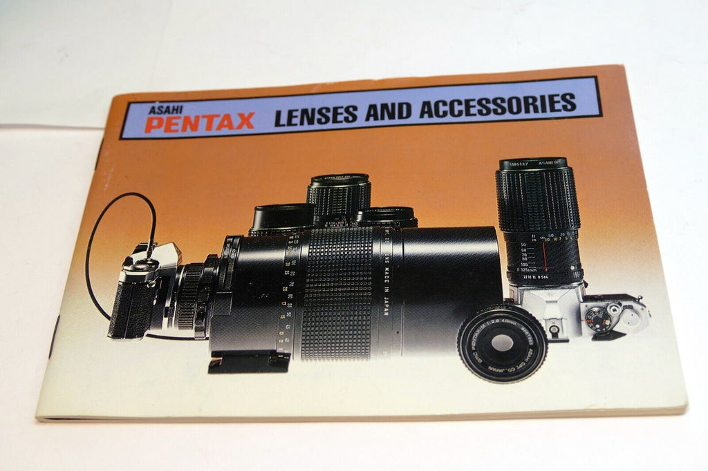 Pentax K100  System  chart lens accessory guide brochure