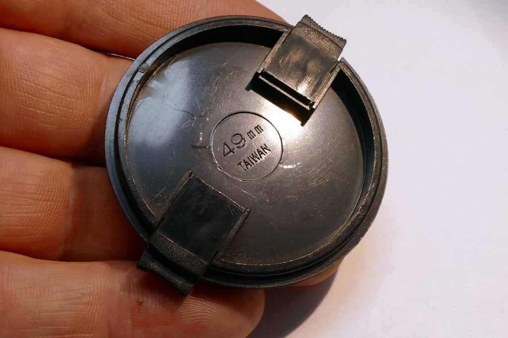 Front 49mm Lens cap snap on type  made in Taiwan