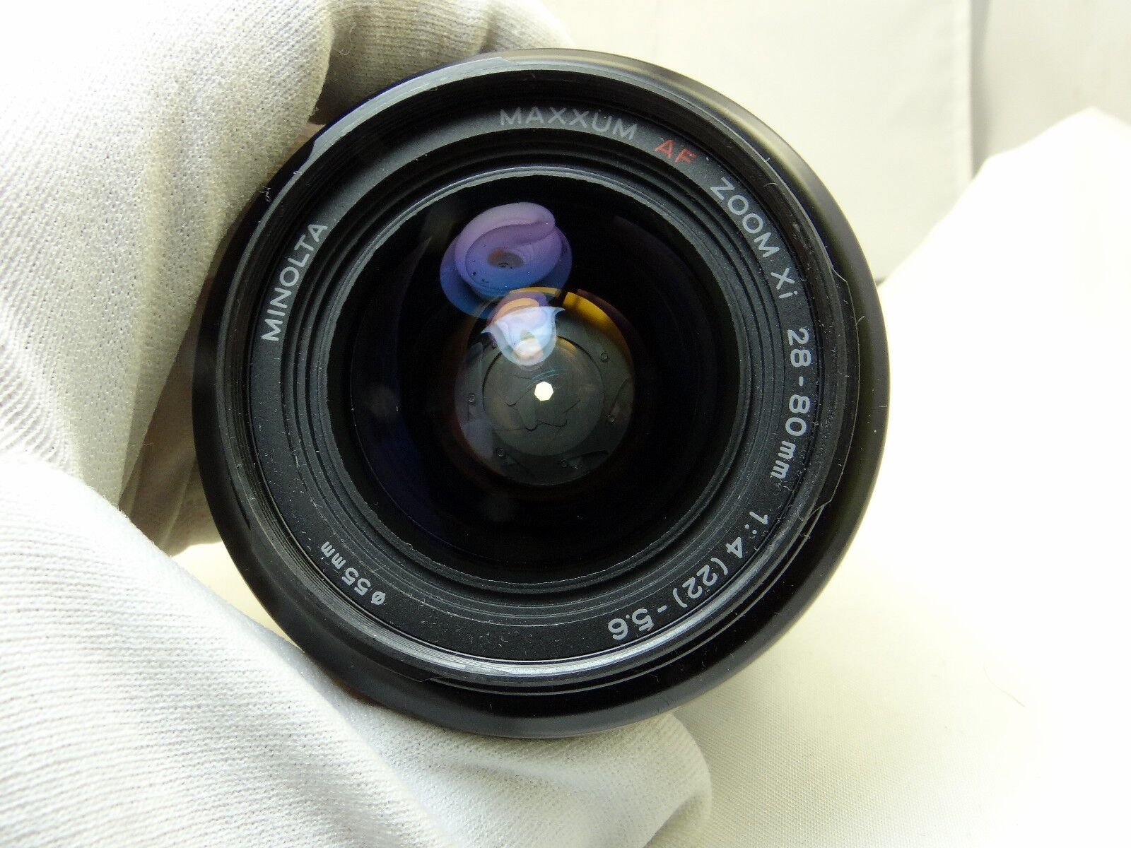Konica Minolta AF XI 28-80mm f4-5.6 Lens (aperture blades stuck w/ oil) -  Parts