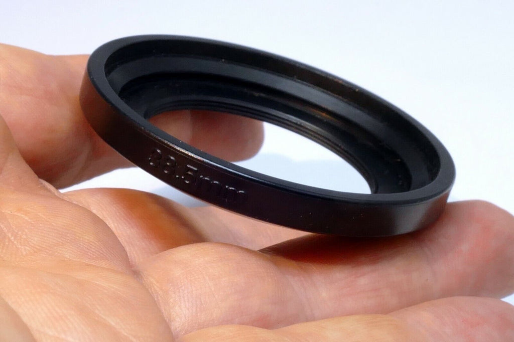 38mm plastic lens hood shade  38.5mm female threads screw in type