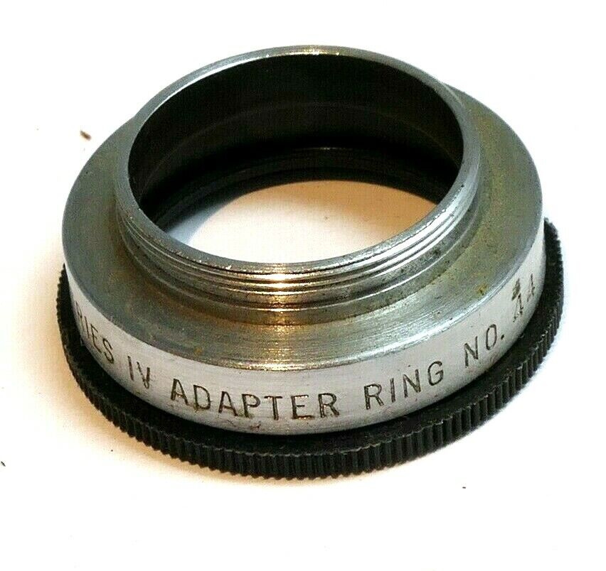 Kodak 19mm to series 4 IV Adapter to 24mm OD Filter Ring holder No/ 44