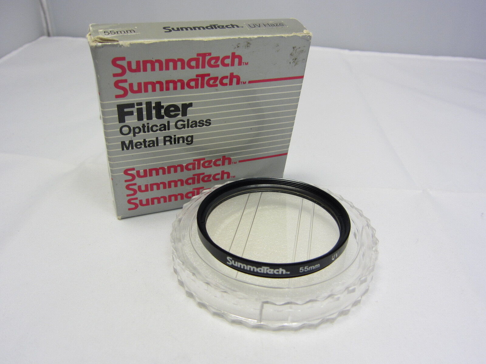 Genuine SummaTach 55mm UV HAZE Protector Filter with case Japan 6318054