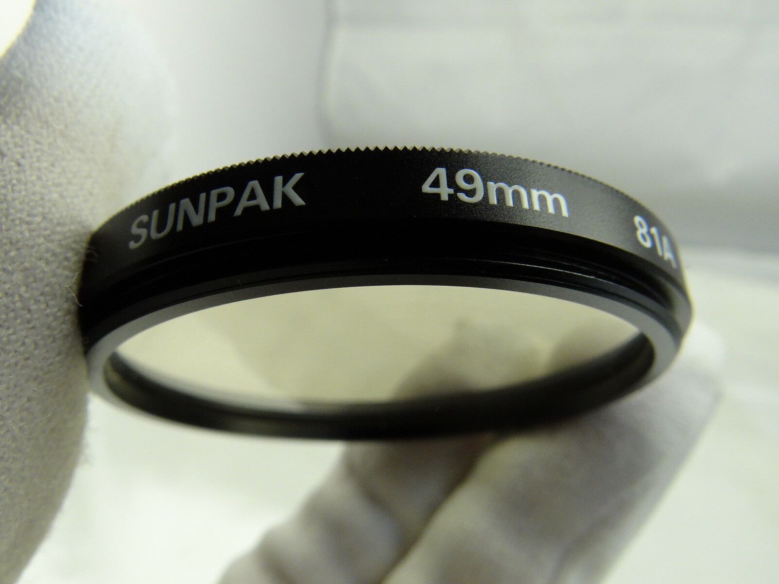 Sunpak 49mm 81A Warming Color Conversion Camera Lens Filter