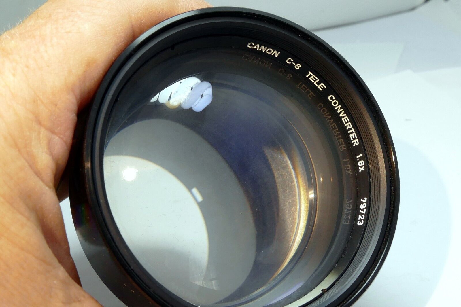 Canon C-8 Tele Converter 1.6X  LENS  - with haze, needs cleaning