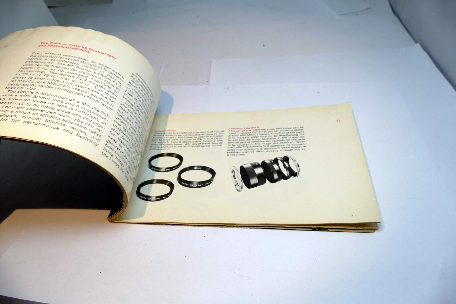 Guide To Minolta SLR Camera System SRT  Celtic Rokkor Lens Brochure Add SRT 101