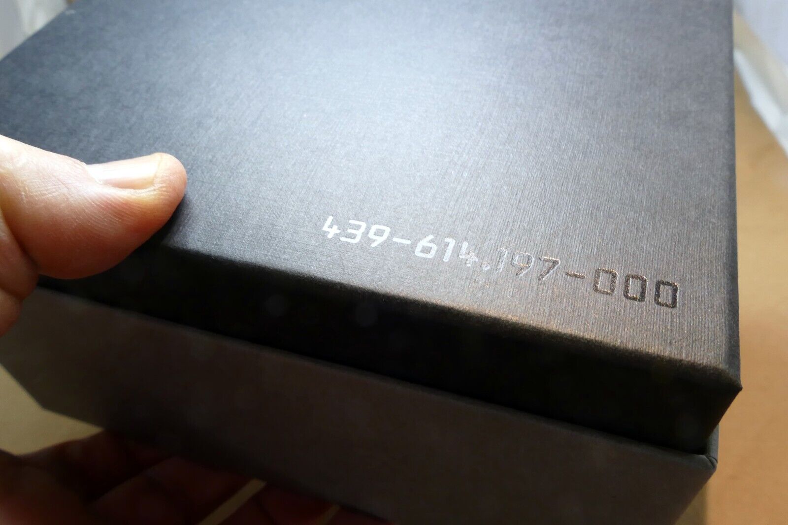 Empty Box (only ) for camera body Black / Leica Q2 Monochrom camera - OEM