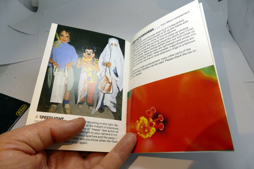 Nikon EM camera Photo Guide  booklet sales brochure