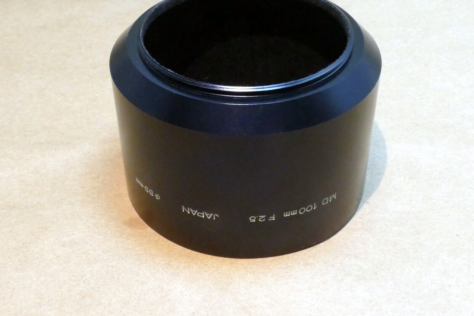 55mm Minolta Lens Hood Shade For MD 100mm f2.5 - Genuine OEM Rokkor PF