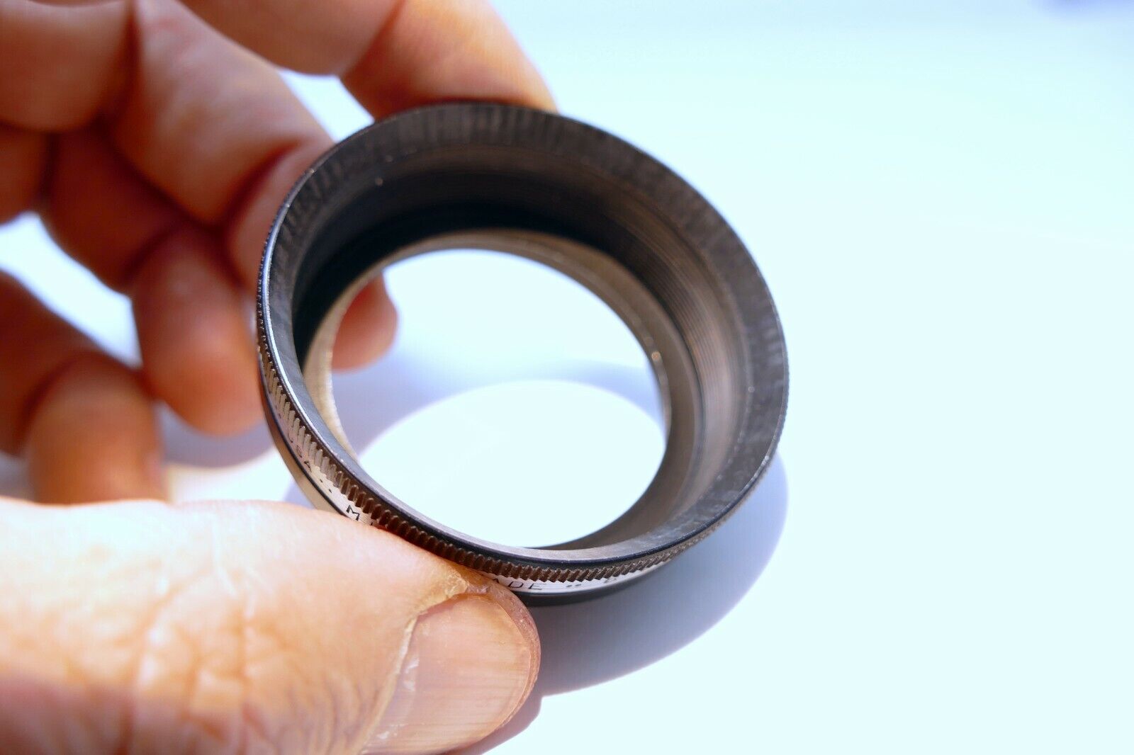 Ednalite Lens Hood Mini Shade series VI 6 44.5mm OD screw in threaded metal 6-E