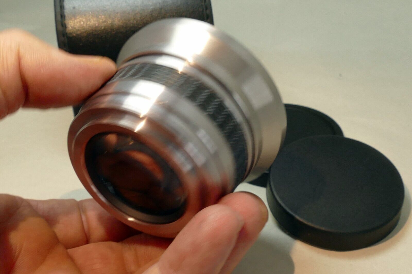 IR Titanium Super WIDE AUX Camera LENS Series VII 54mm threads - with haze AS IS