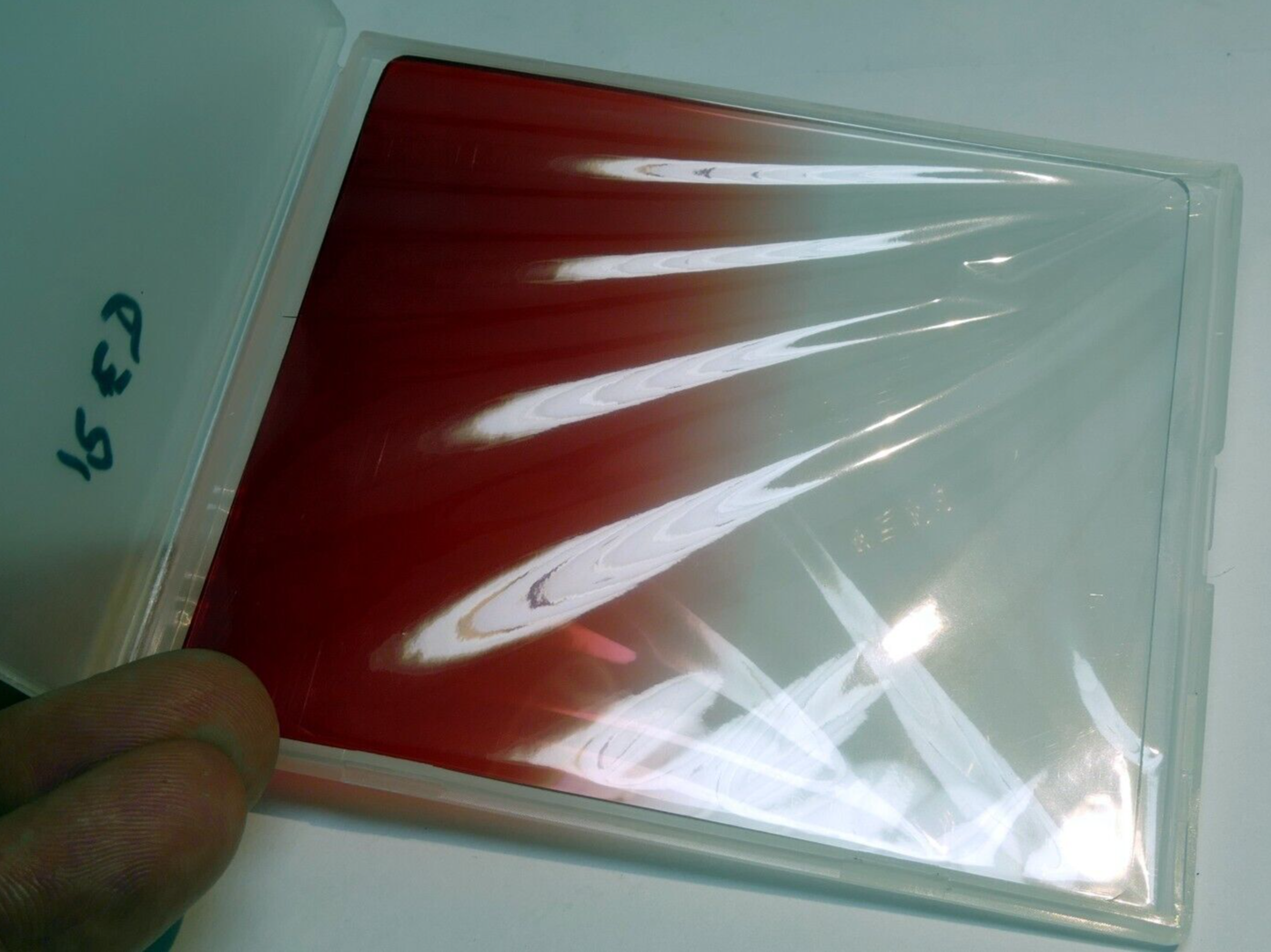 RED color Graduated Gradual Filter 84X95mm square drop in for Cokin M  P system