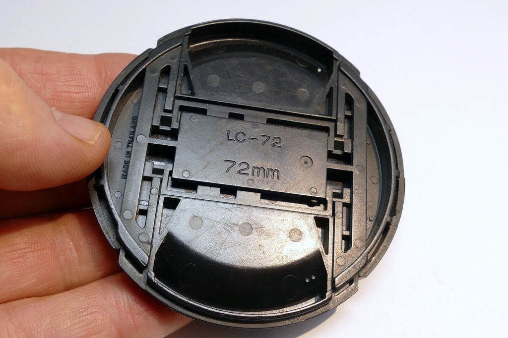 Nikon 72mm lens front cap (all black)  used