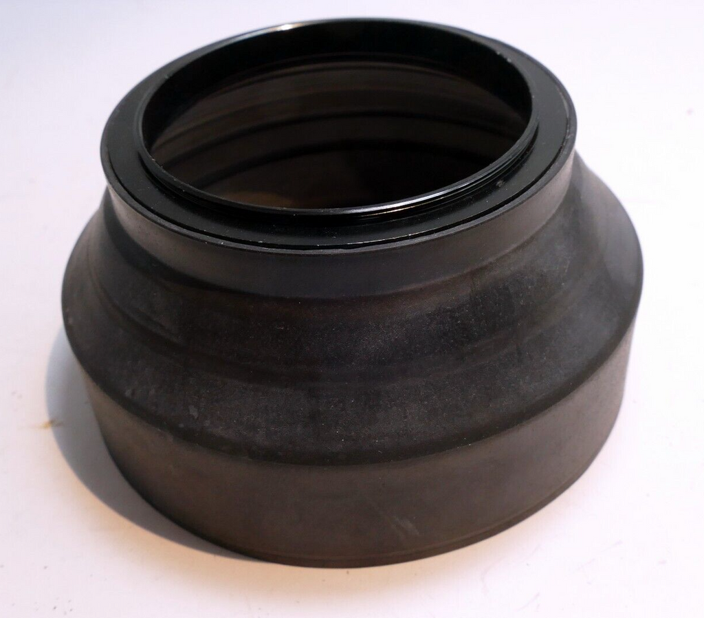 67mm Rubber Lens Hood Shade double threaded 3-way wide angle & telephoto