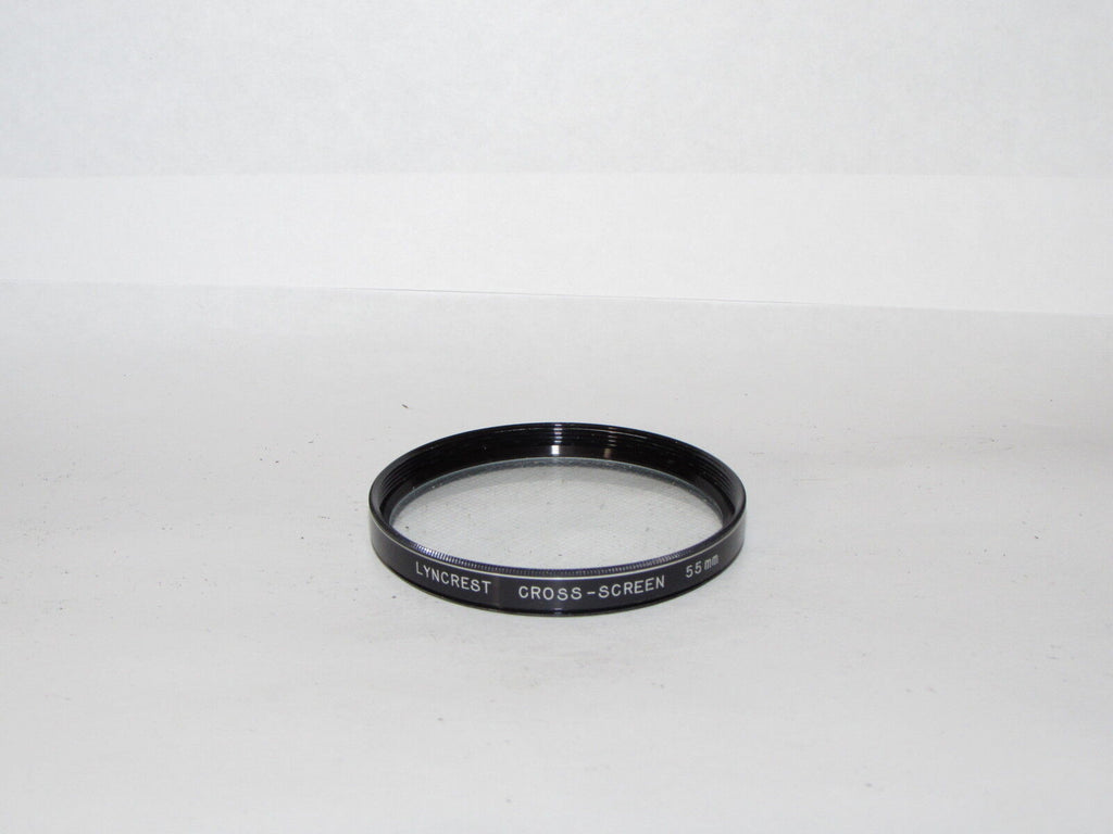 Used Lyncrest Cross-Screen 4 Star 55mm Lens Filter  O33449