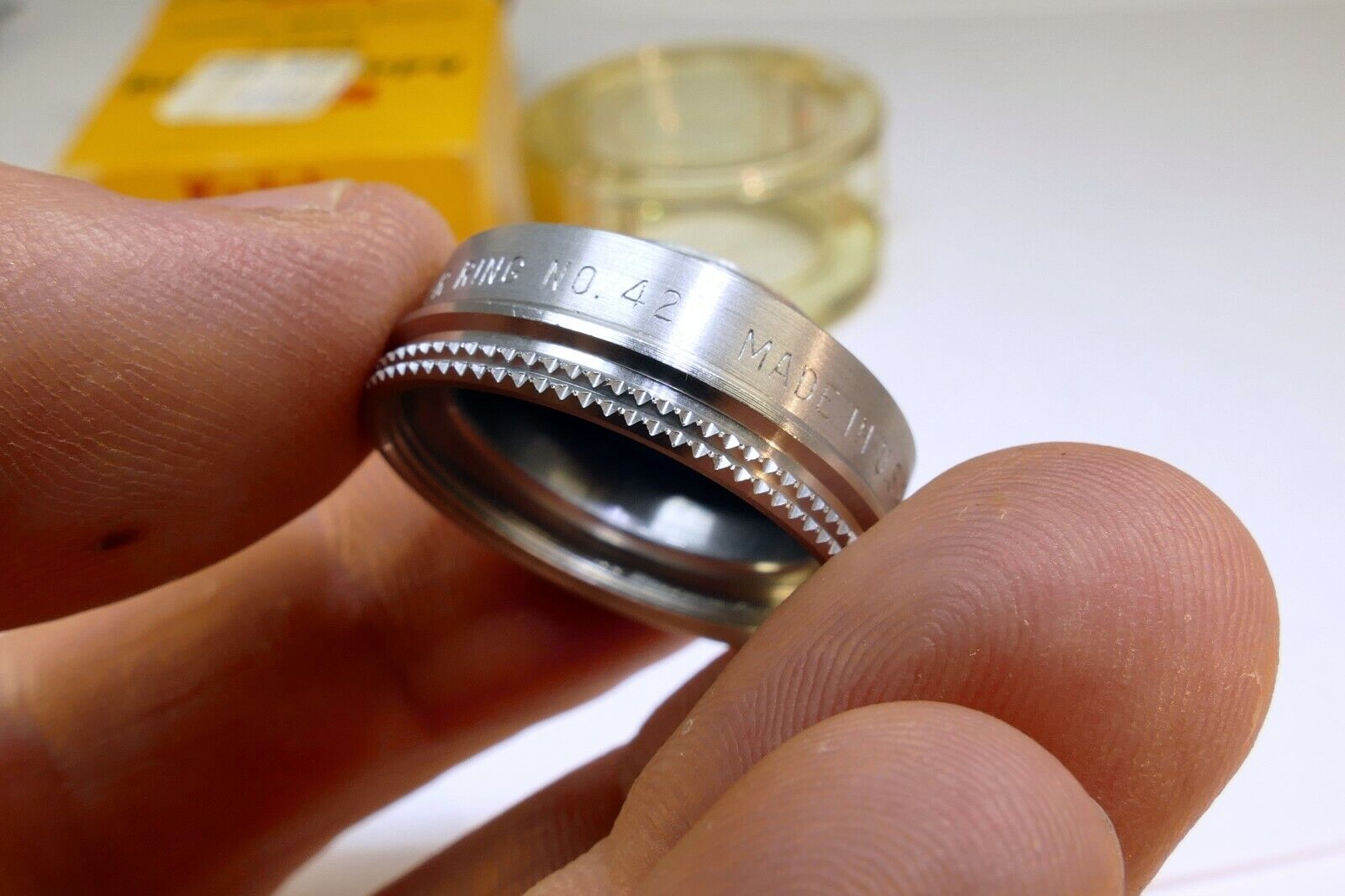 Kodak series 4 IV Adapter No. 42 slip on  to 14.5mm threaded Filter Ring holder