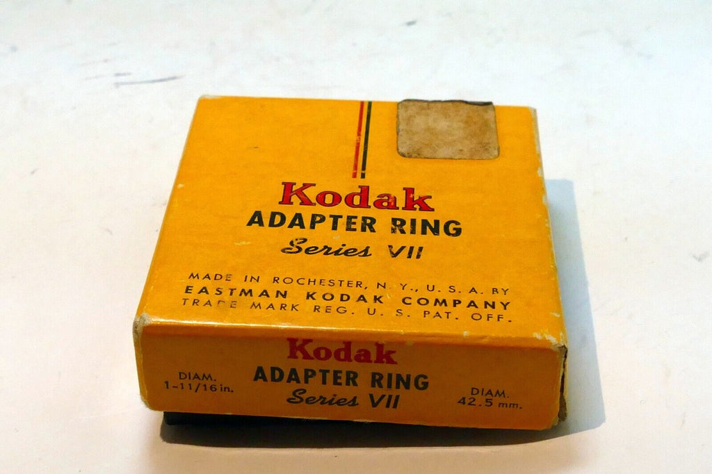 Kodak series VII 7  1 11/16" 42.5mm Adapter ring w/ retainer ring Filter Holder