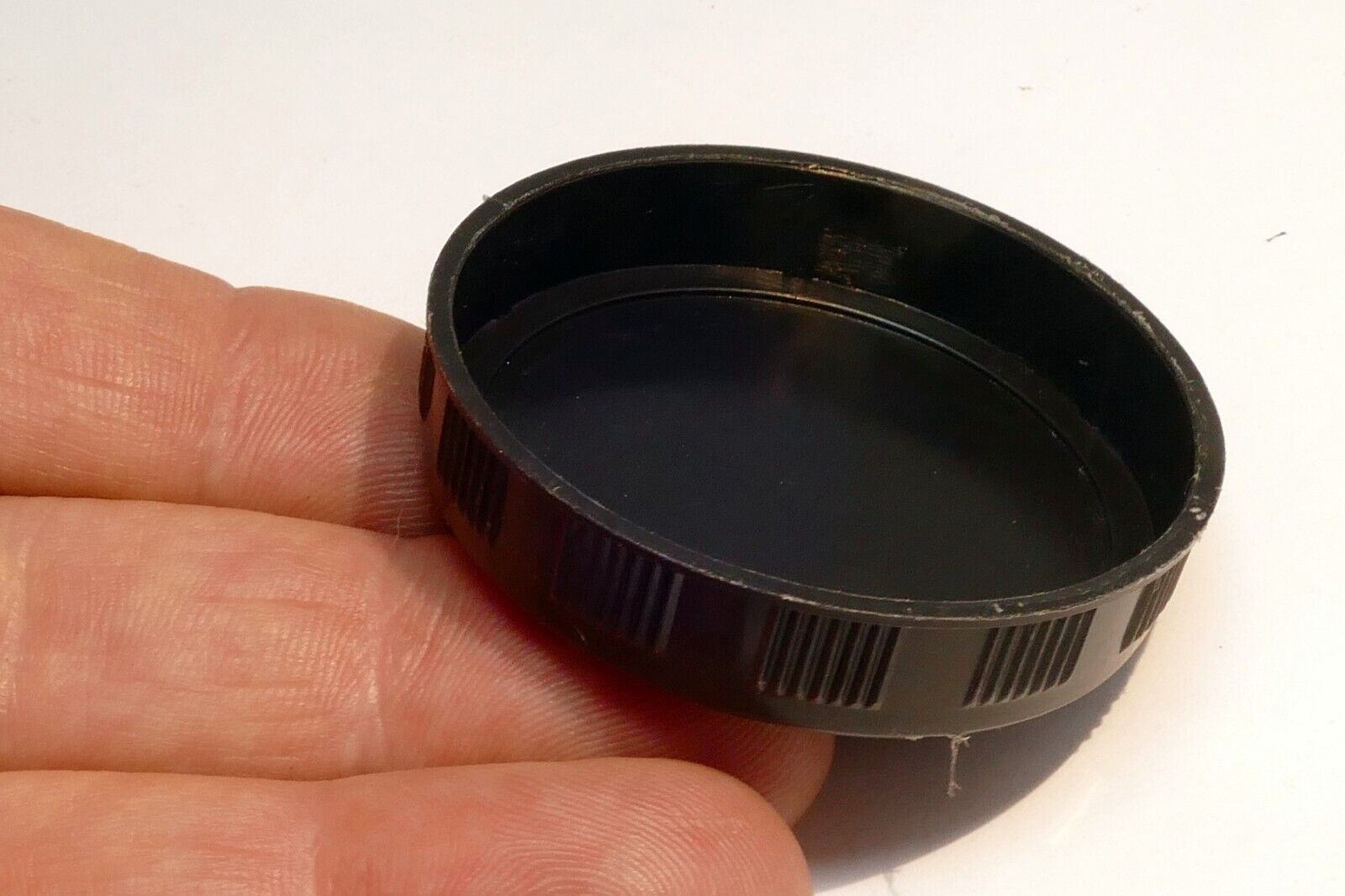 44mm slip on type for Olympus OM  Rear Plastic Lens Cap  vintage