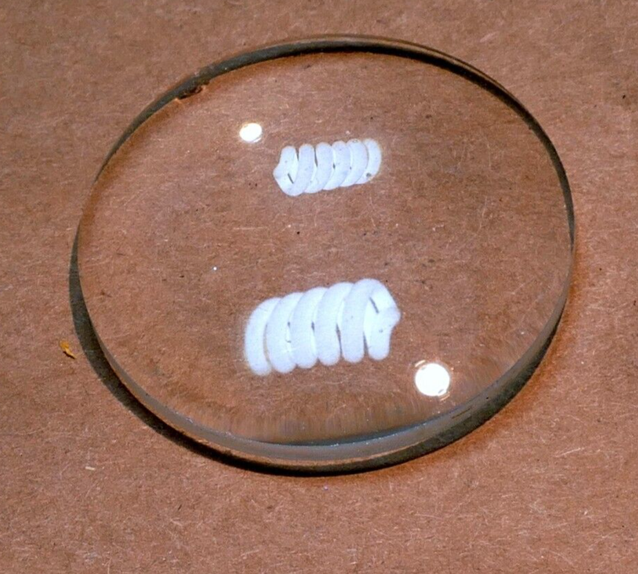 1.6" Diameter 0.3" thick Optical Glass Convex for microscope