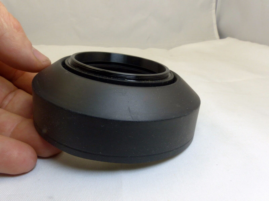 58mm Rubber  Lens Hood for wide and telephoto lenses 3-Way collapsible