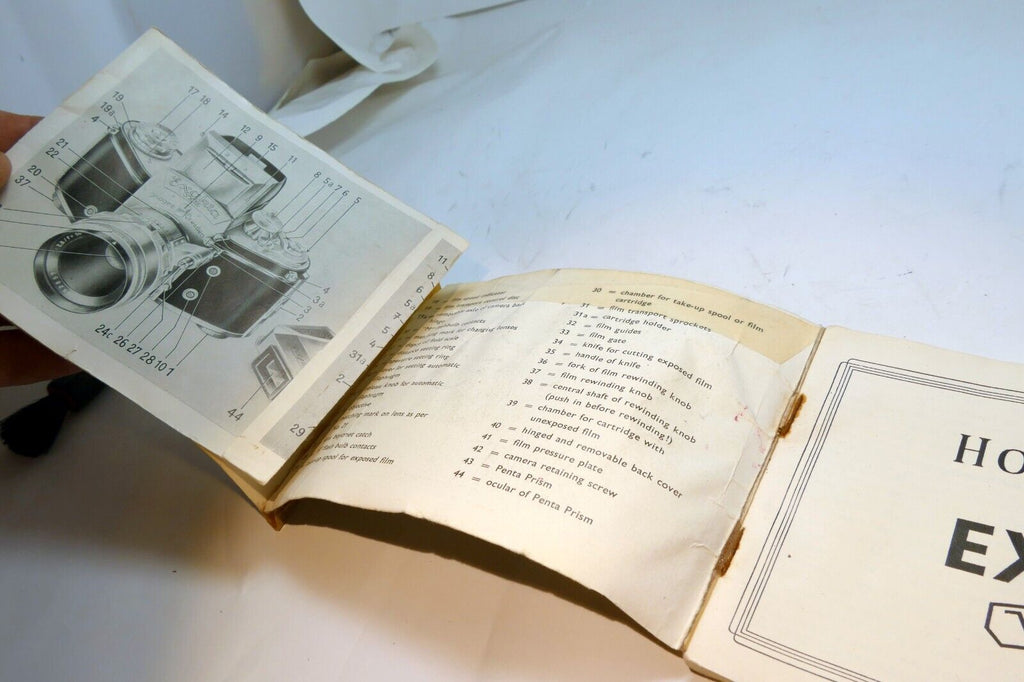 Exakta VX IIA Camera Guide Booklet/Manual Ihagee English EN