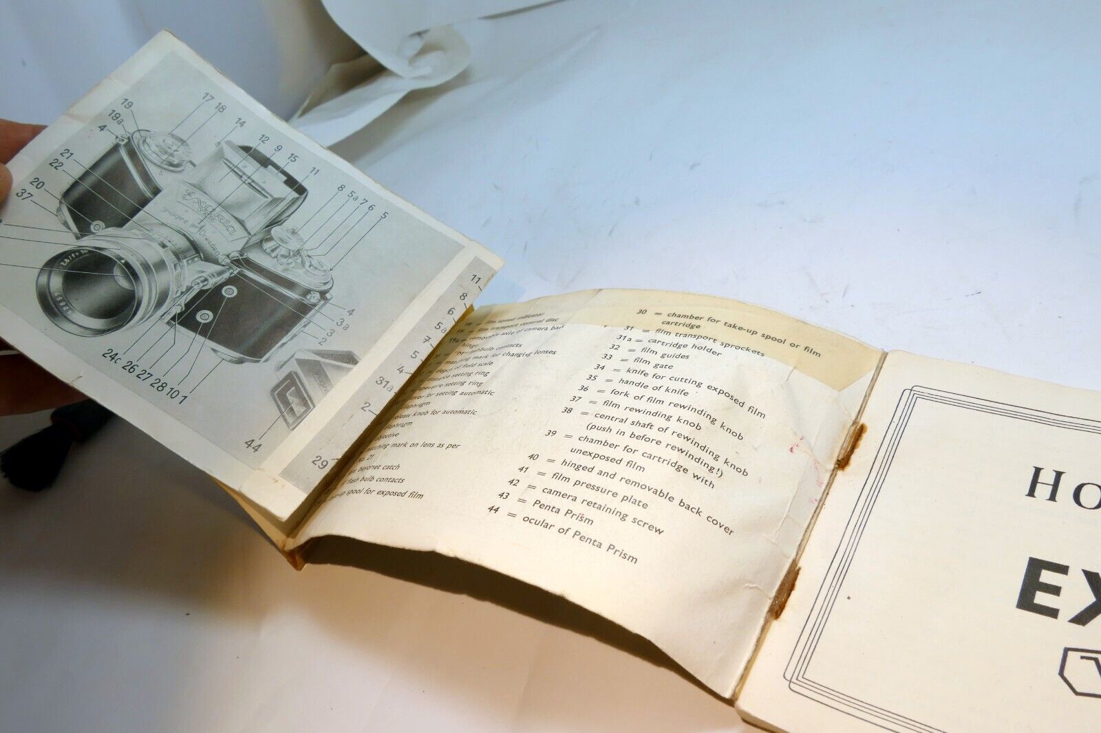 Exakta VX IIA Camera Guide Booklet/Manual Ihagee English EN