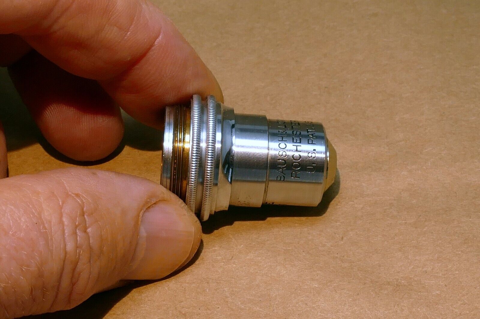 Bausch Lomb 10X 16mm 0.25 Divisible Microscope Objective Rochester NY