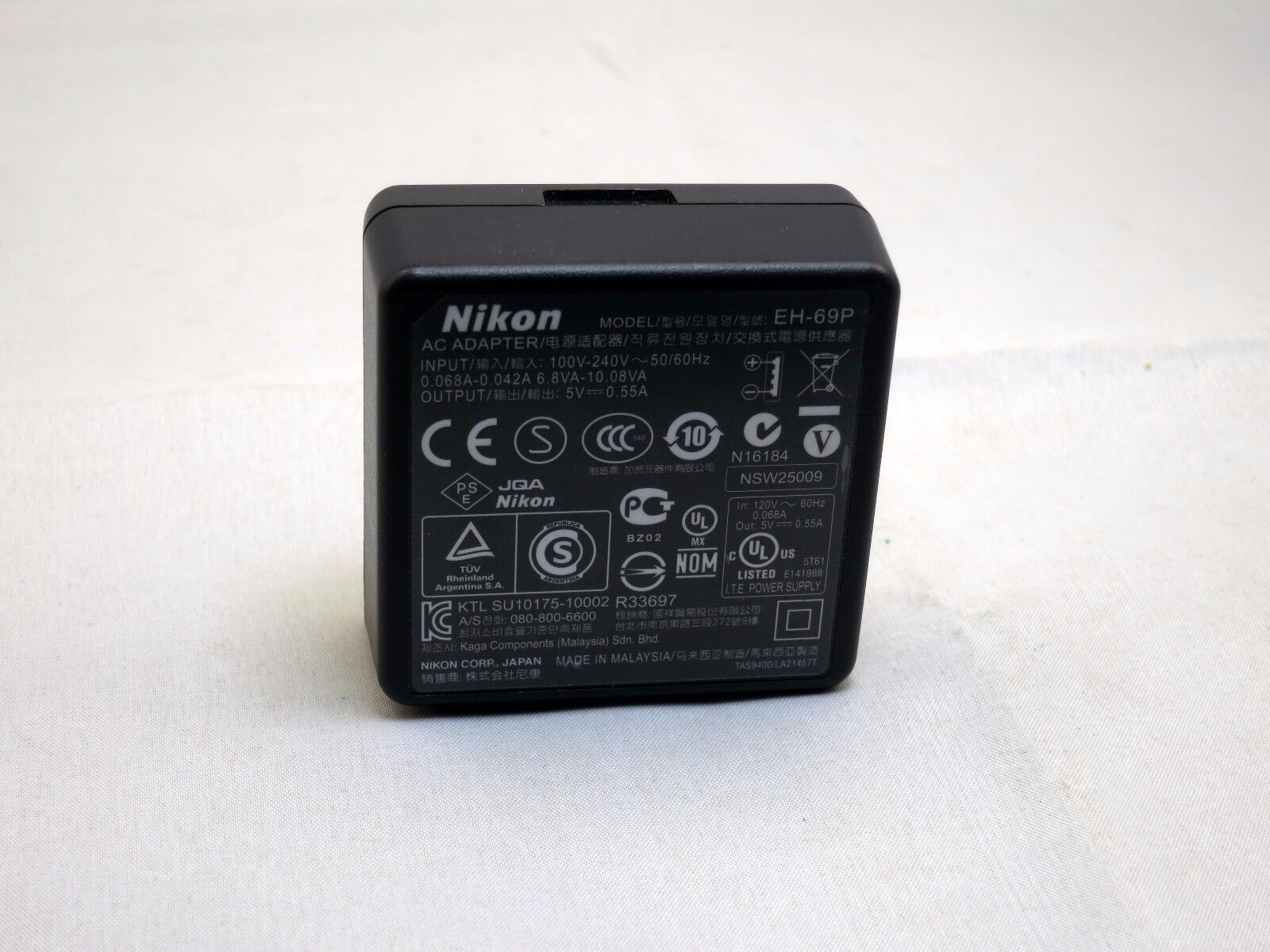 Nikon EH-69P AC USB battery  charger adapter for Coolpix camera Original OEM