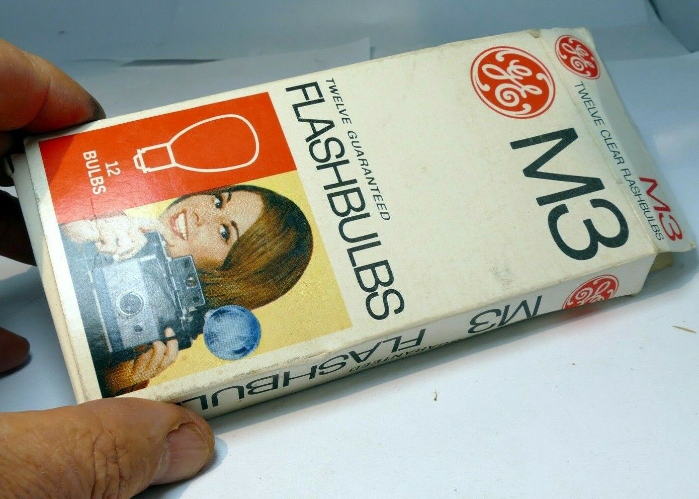 GE M3 Clear Flashbulbs Camera Flash Bulbs pack of 11  lot