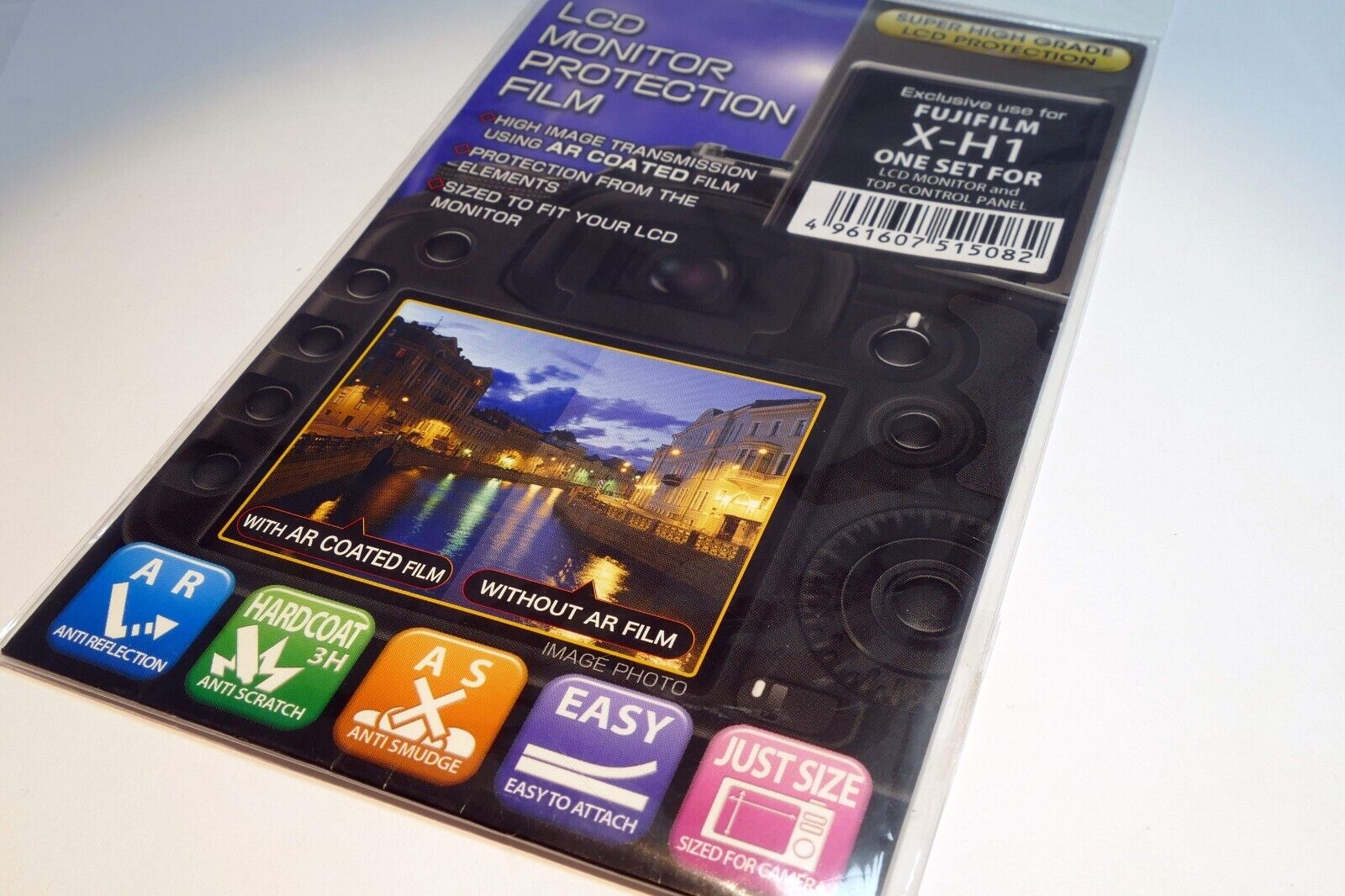 Fujifilm X-H1 camera Screen/Monitor Hard Coat LCD Protector