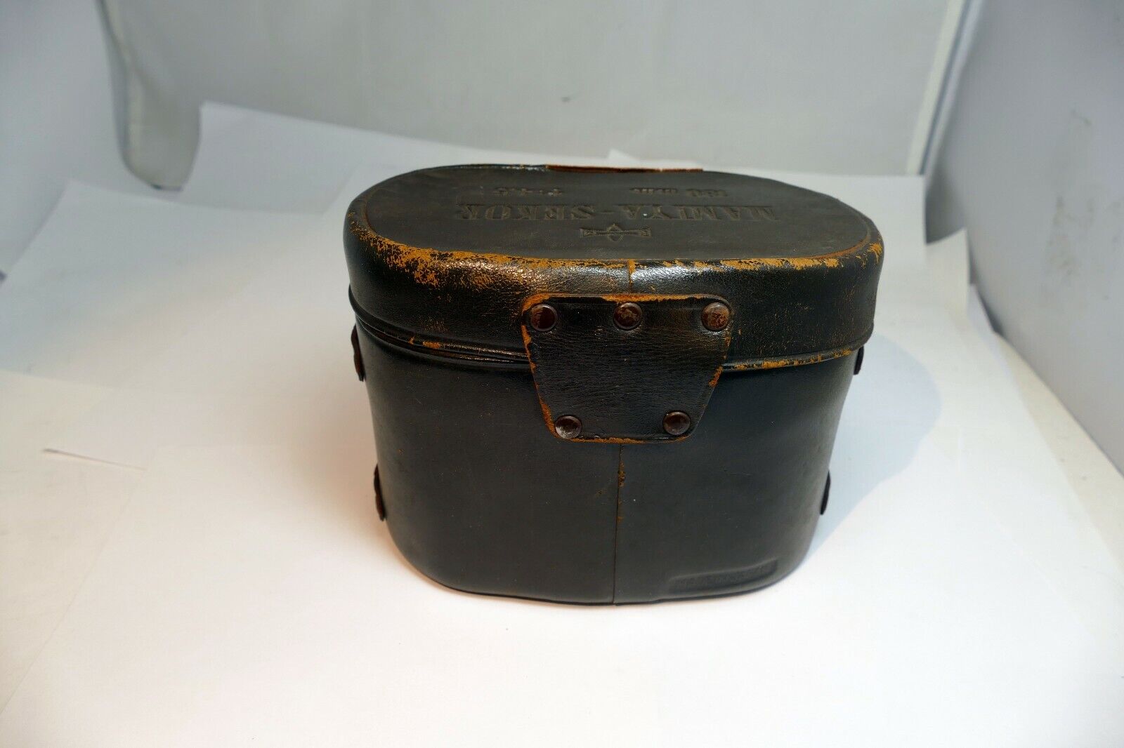 Mamiya Sekor 180mm f4.5 Hard case for lens TLR brown 18cm 13.5cm