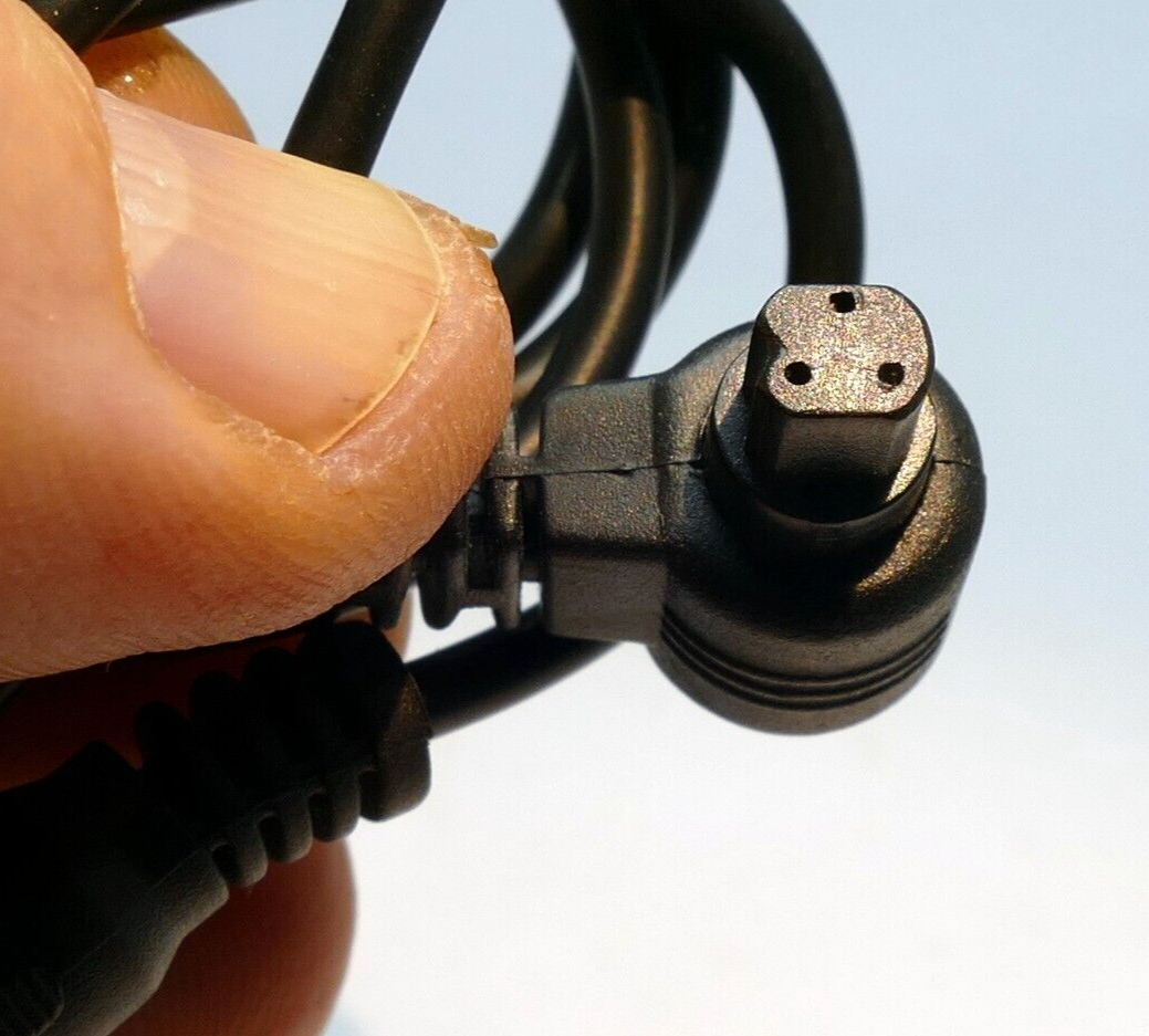 2.5mm Male to camera Audio Microphone Cable 1 foot  long adapter