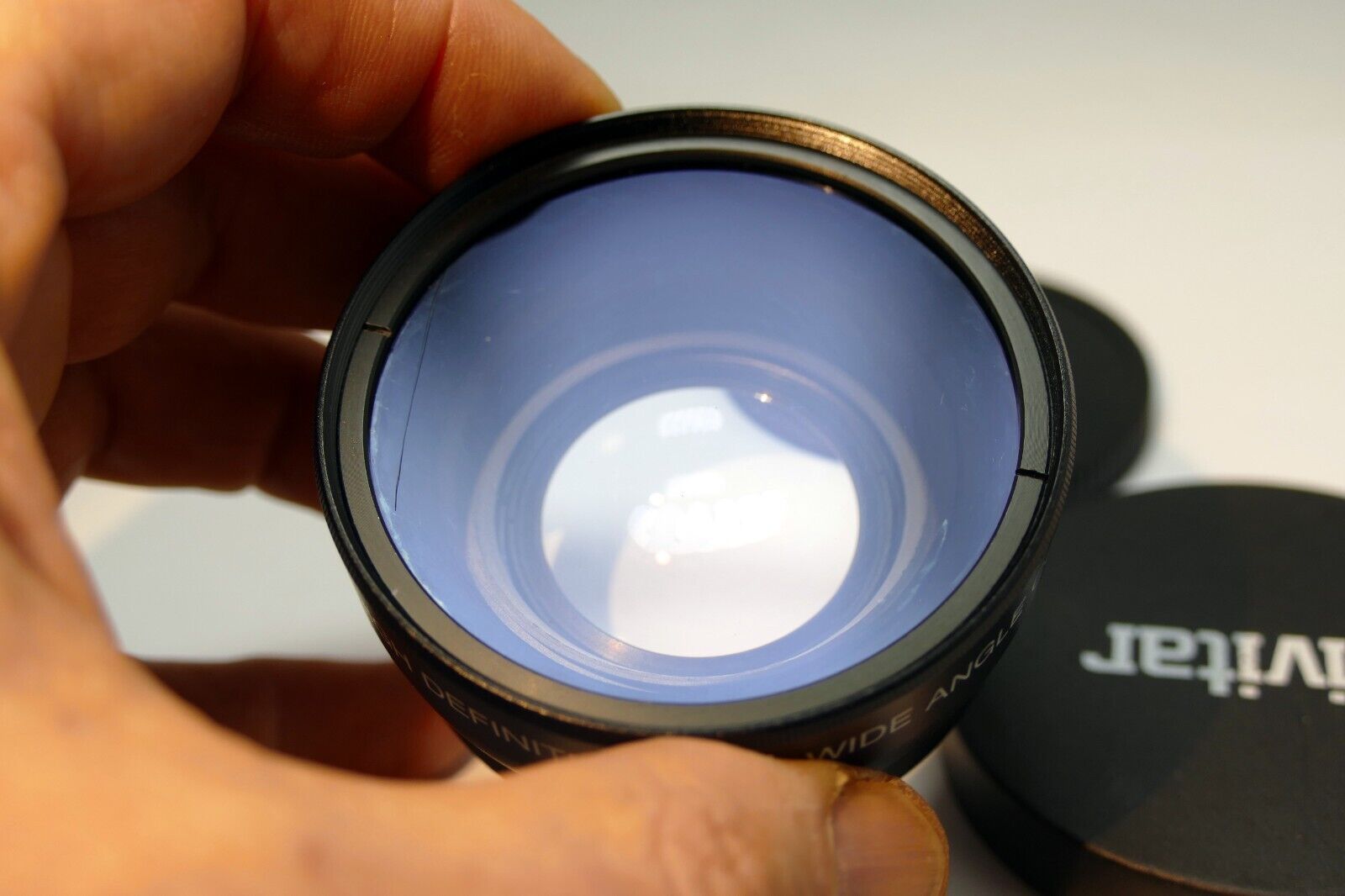 58mm threaded Vivitar  HD wide angle 0.43X AF lens AUX MC High Definition