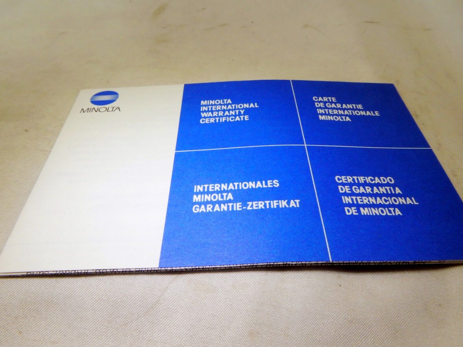 Minolta MAXXUM 50mm AF f1.7 Lens Guide Manual Book Booklet Photography