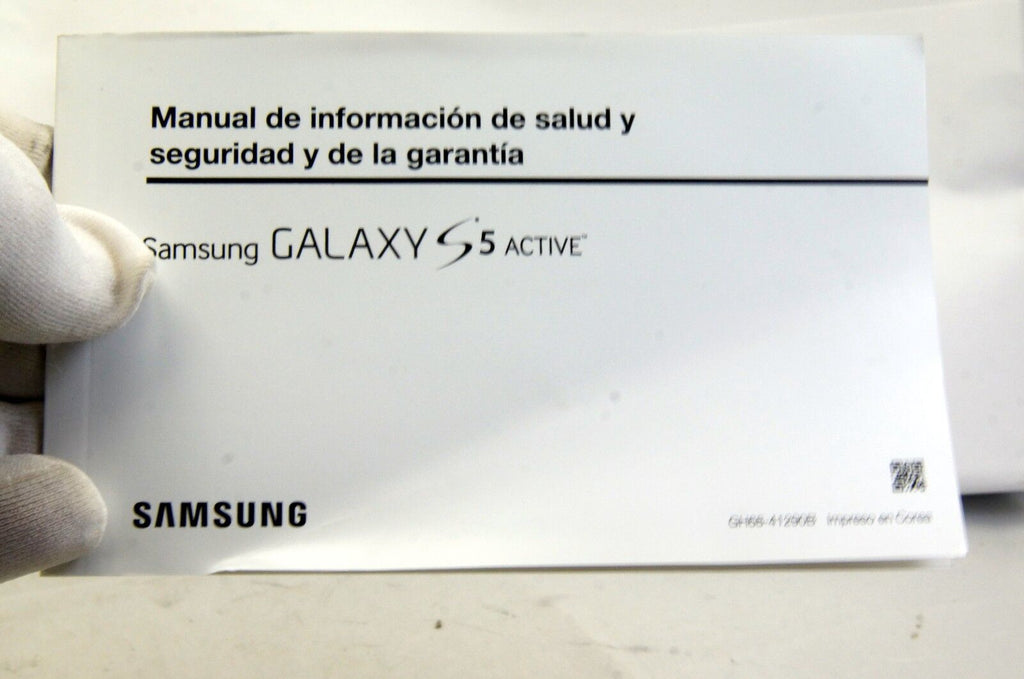 Samsung Galaxy S5 Active Phone Heath & Safety Guide English Espanol EN SP