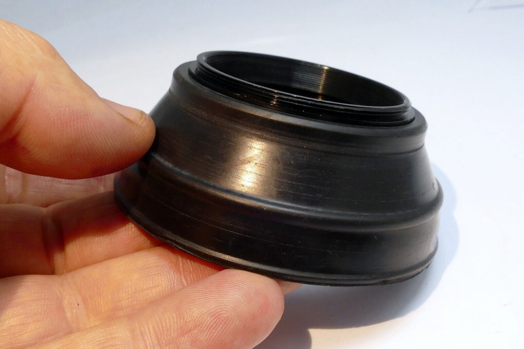 49mm  Rubber Lens Hood Shade  double threaded for 50mm f1.7 f2