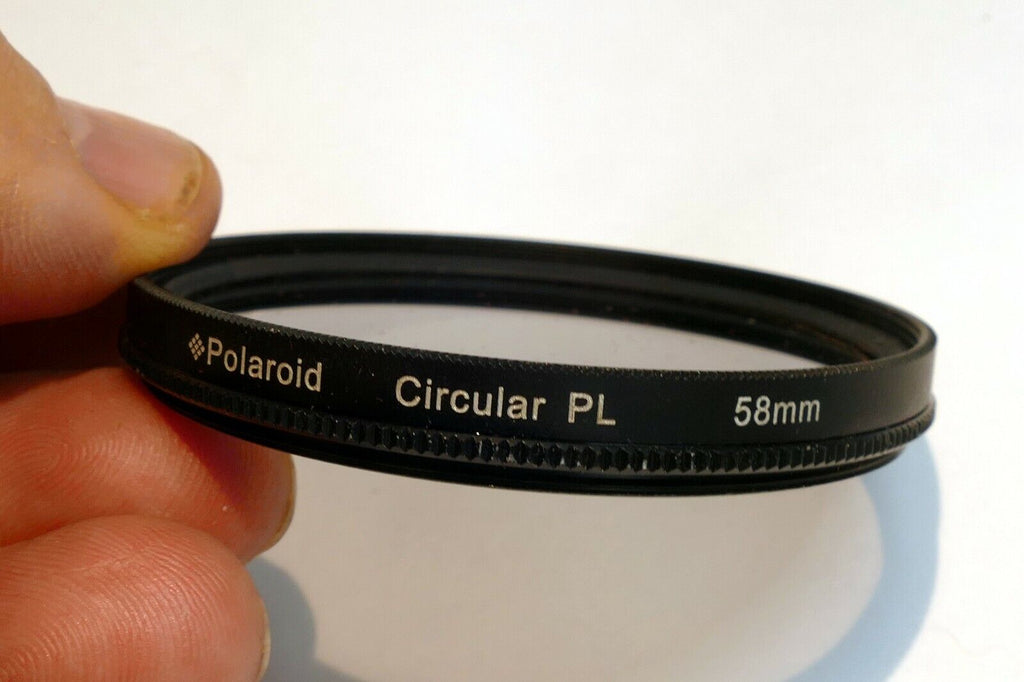 Polaroid 58mm C-PL Filter Circular Polarizing made in Japan Polarizer