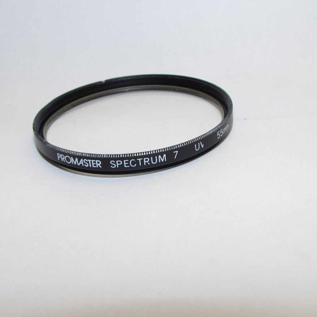 Used PromasterSpectrum 7 UV 55mm Lens Filter Made in Japan S311141