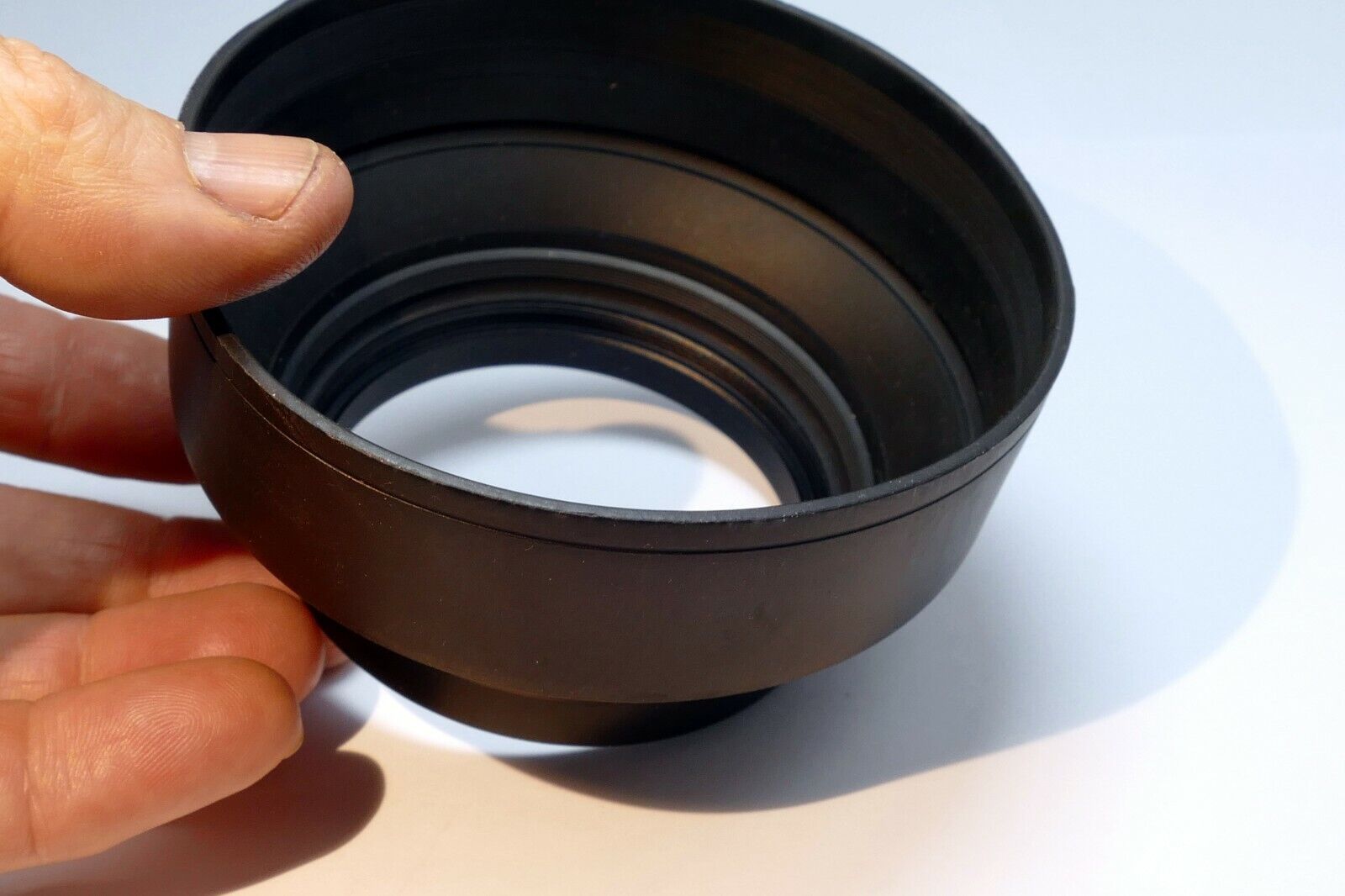 67mm Rubber Lens Hood Shade collapsible  telephoto 400mm f5.6
