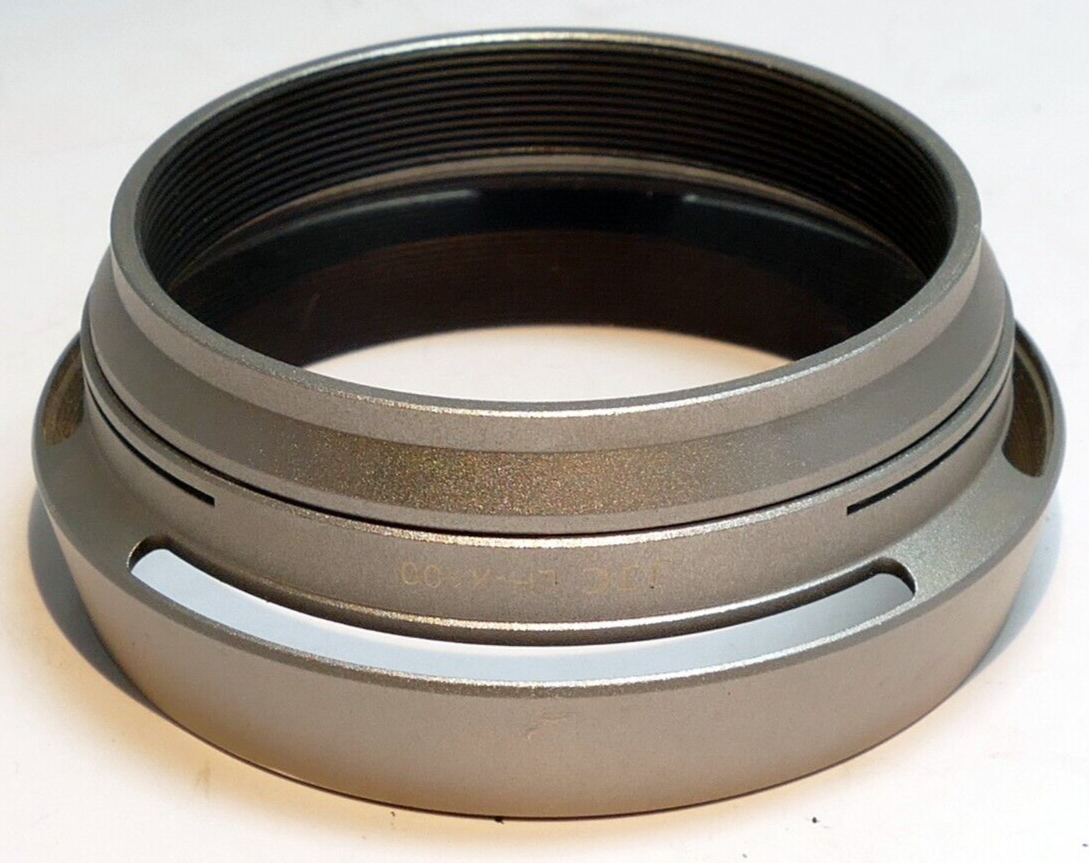 JJC LH-X100 Metal round Bayonet Hood Shade for Fujinon X100 camera lens Gray