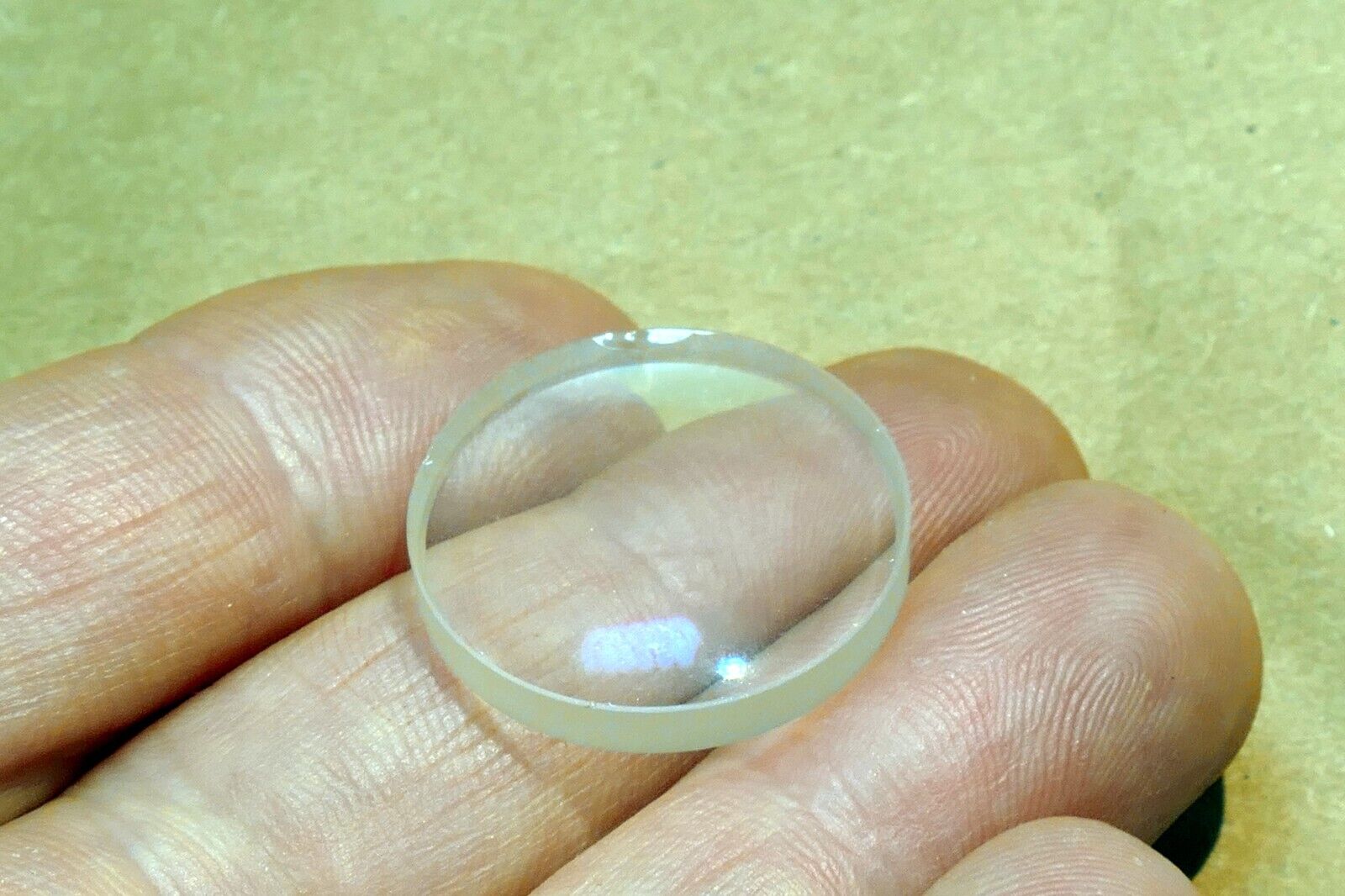 1" Diameter 0.15" thick OpticalGlass for microscope