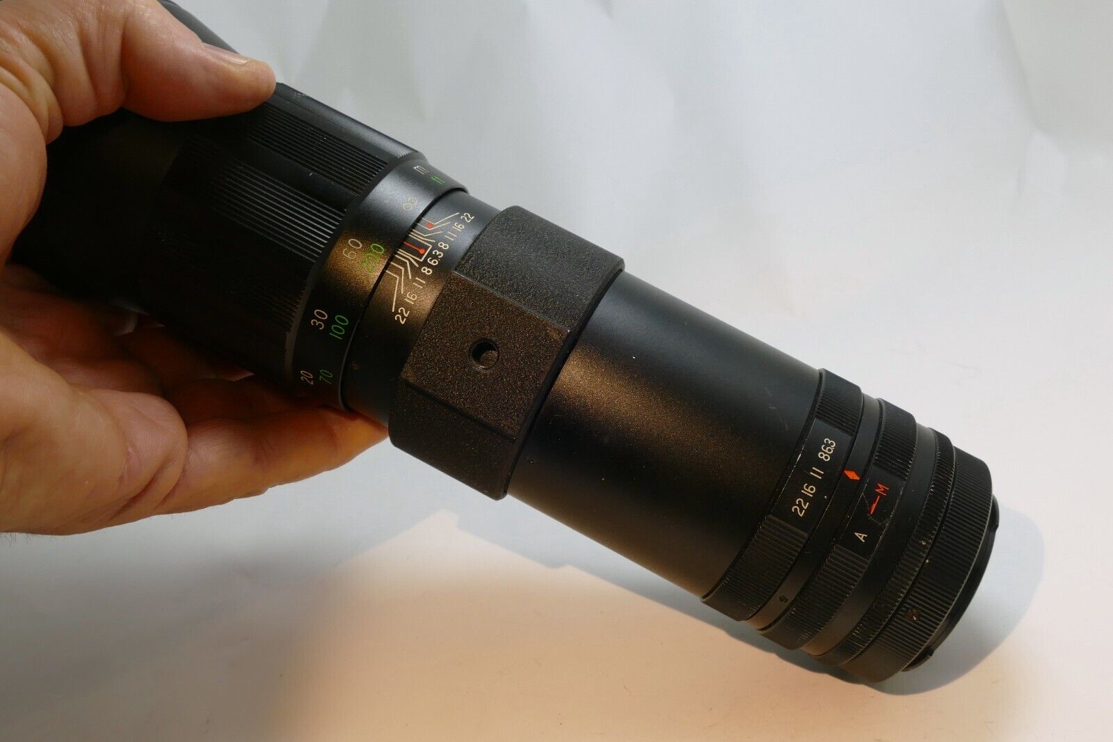 Ricoh Rikenon PK 400mm f6.3 Lens T2 mount - parts or repair - Not working AS IS
