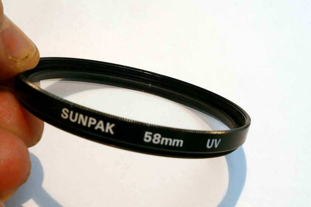 Sunpak 58mm UV made in Japan Glass lens filter threaded