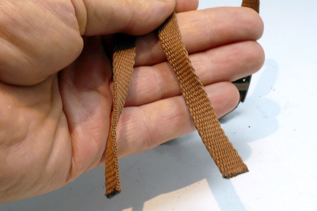 3.5cm Wide Brown canvas neck shoulder strap for suite SLR