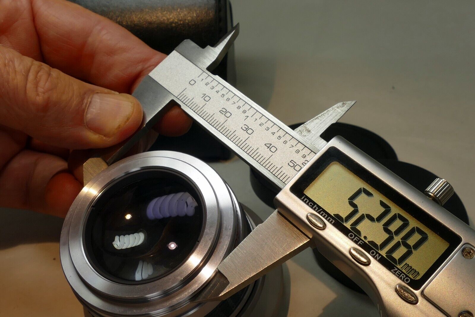 IR Titanium Super WIDE AUX Camera LENS Series VII 54mm threads - with haze AS IS