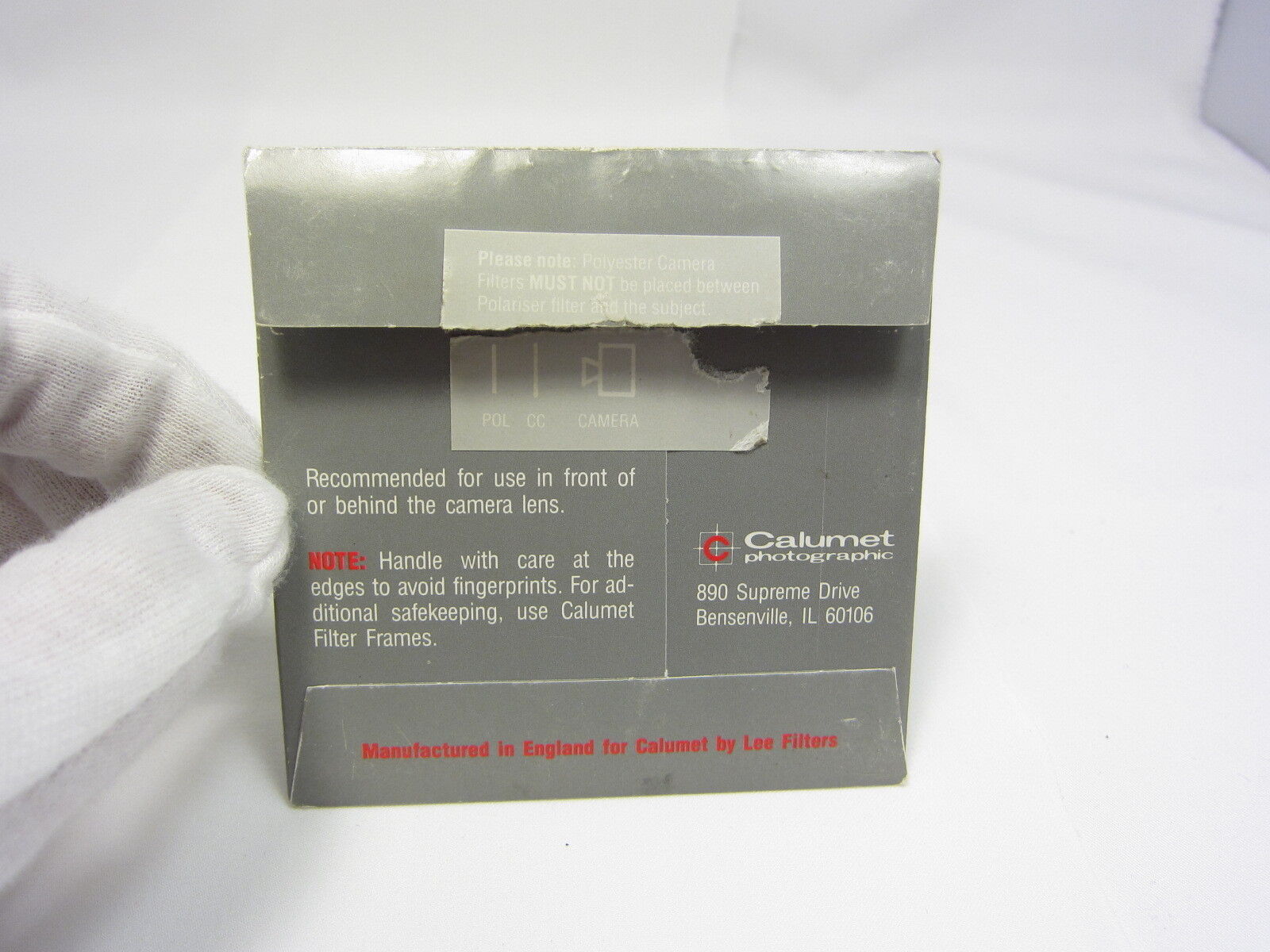 Gelatin CALUMET'S PROFESSIONAL FILTER SYSTEM CC10M 3X3" Made in England 6422012