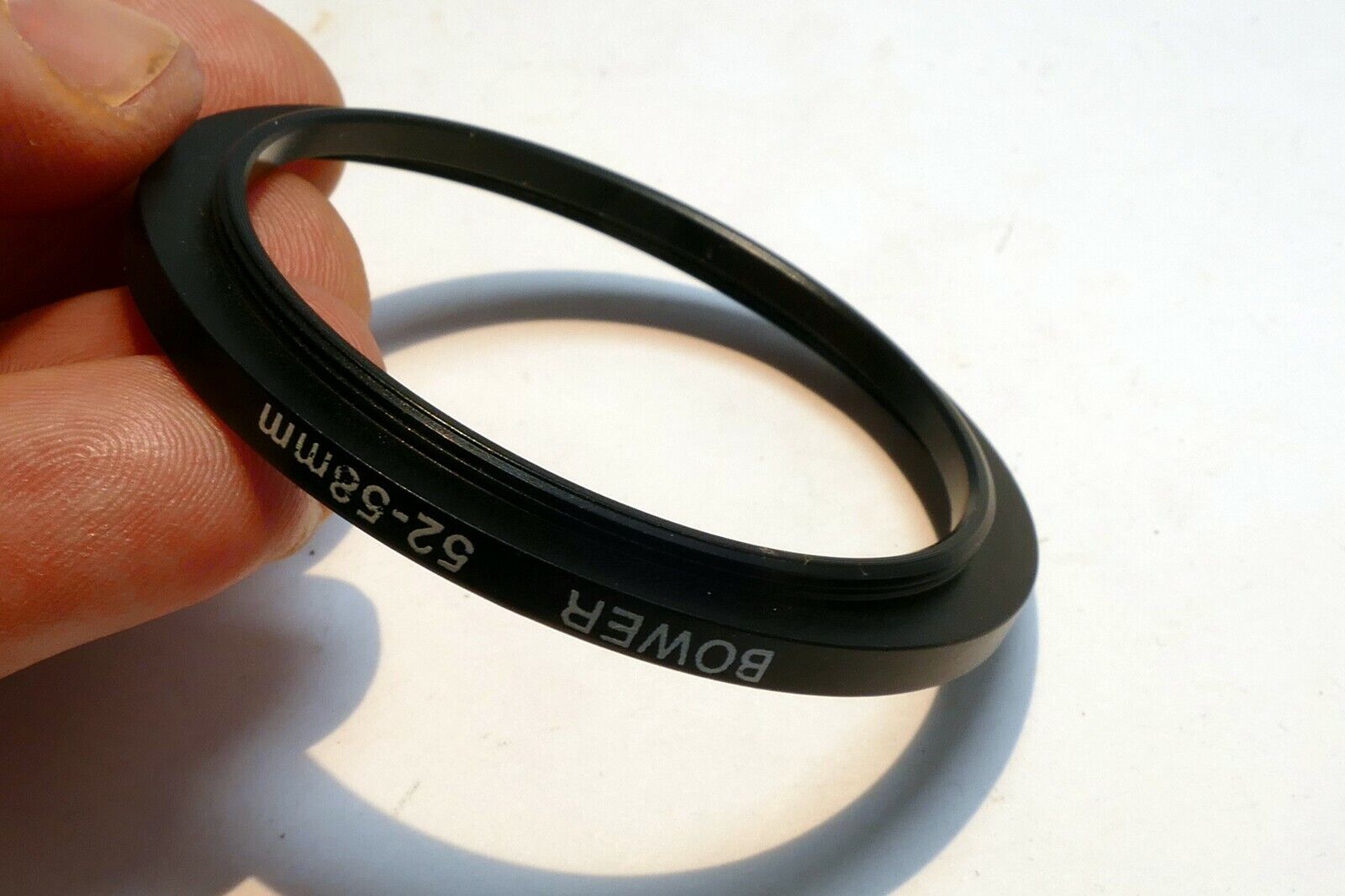 Bower 52mm to 58mm Step-up ring Metal adapter threaded for lens filter